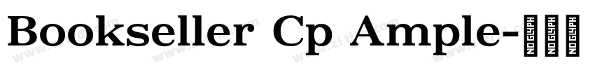 Bookseller Cp Ample字体转换